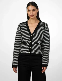 YAS CHARLA LS SEQUIN KNIT CARDIGAN - Koftor|Kvinnor Stickat