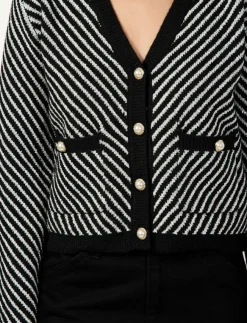 YAS CHARLA LS SEQUIN KNIT CARDIGAN - Koftor|Kvinnor Stickat