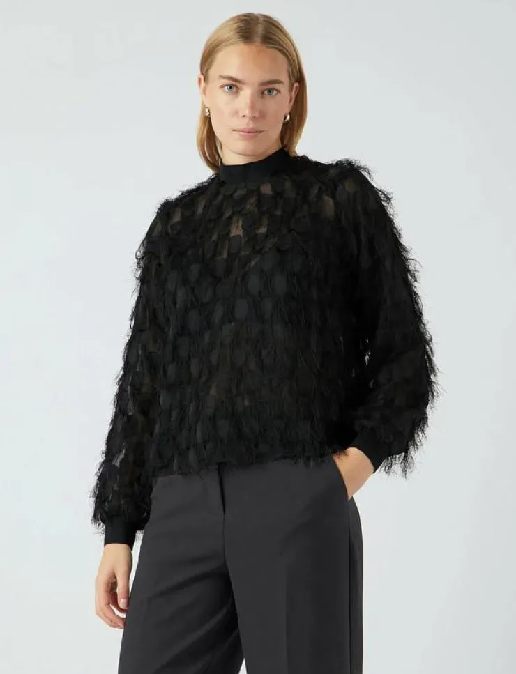 YAS DIO LS TOP - Långärmade blusar|Kvinnor T-Shirts & Toppar