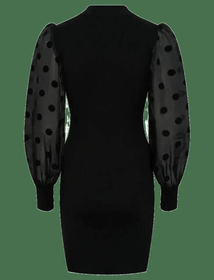 Kvinnor YAS Klänningar|DOTME LS KNIT DRESS S. NOOS - Korta klänningar