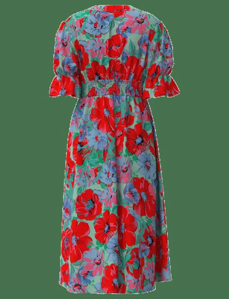 Kvinnor YAS Klänningar|FARRON 2/4 MIDI DRESS S. - SHOW - Midiklänningar