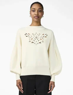 YAS FIRAZ LS KNIT PULLOVER S. - Stickat|Kvinnor Stickat