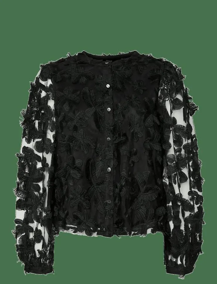 YAS KARLY LS SHIRT - SHOW - Långärmade blusar|Kvinnor Blusar & Skjortor