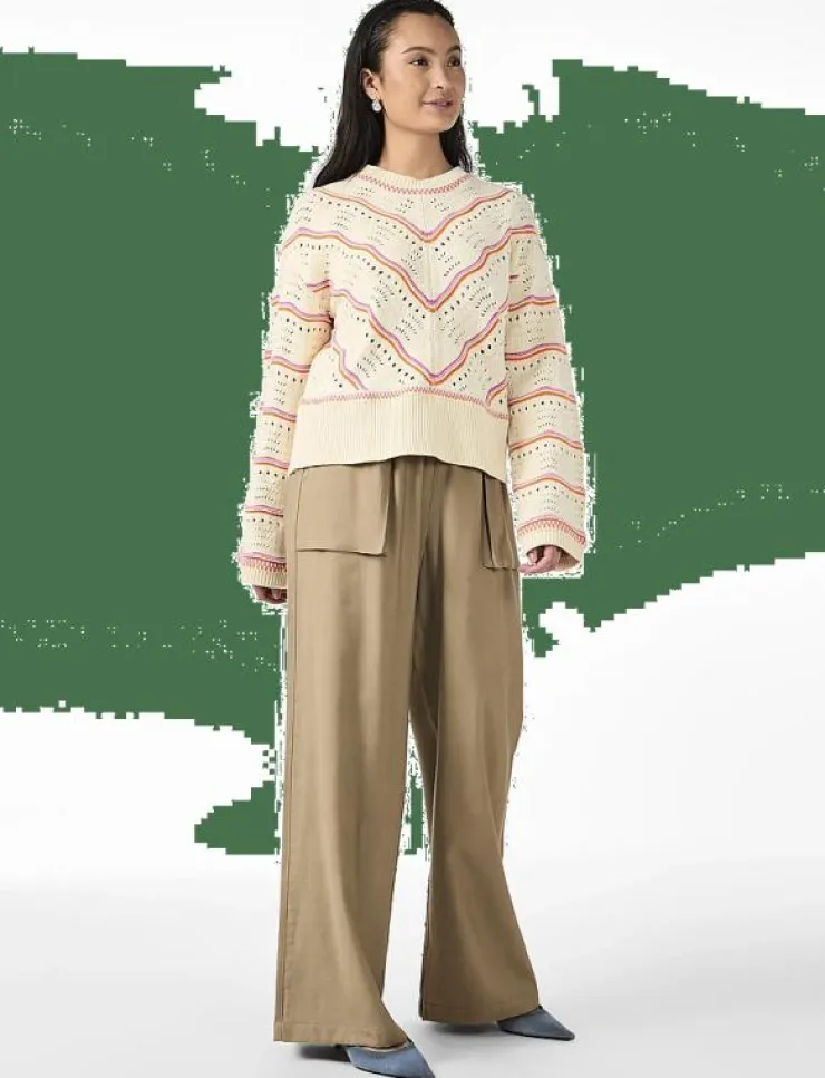 YAS LIMERA LS KNIT PULLOVER S. - Stickat|Kvinnor Stickat