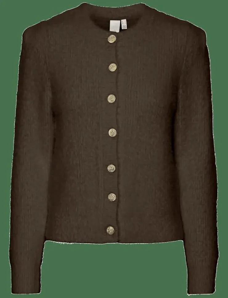 Kvinnor YAS Stickat|MEY LS KNIT CARDGIAN - Koftor