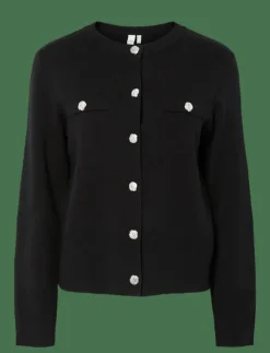 Kvinnor YAS Stickat|PIMI LS KNIT CARDIGAN S. - Koftor
