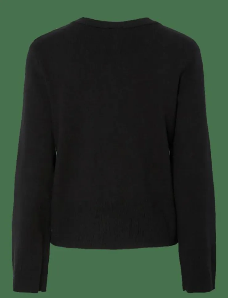 Kvinnor YAS Stickat|PIMI LS KNIT CARDIGAN S. - Koftor