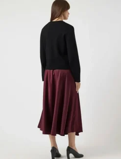 Kvinnor YAS Stickat|PIMI LS KNIT CARDIGAN S. - Koftor