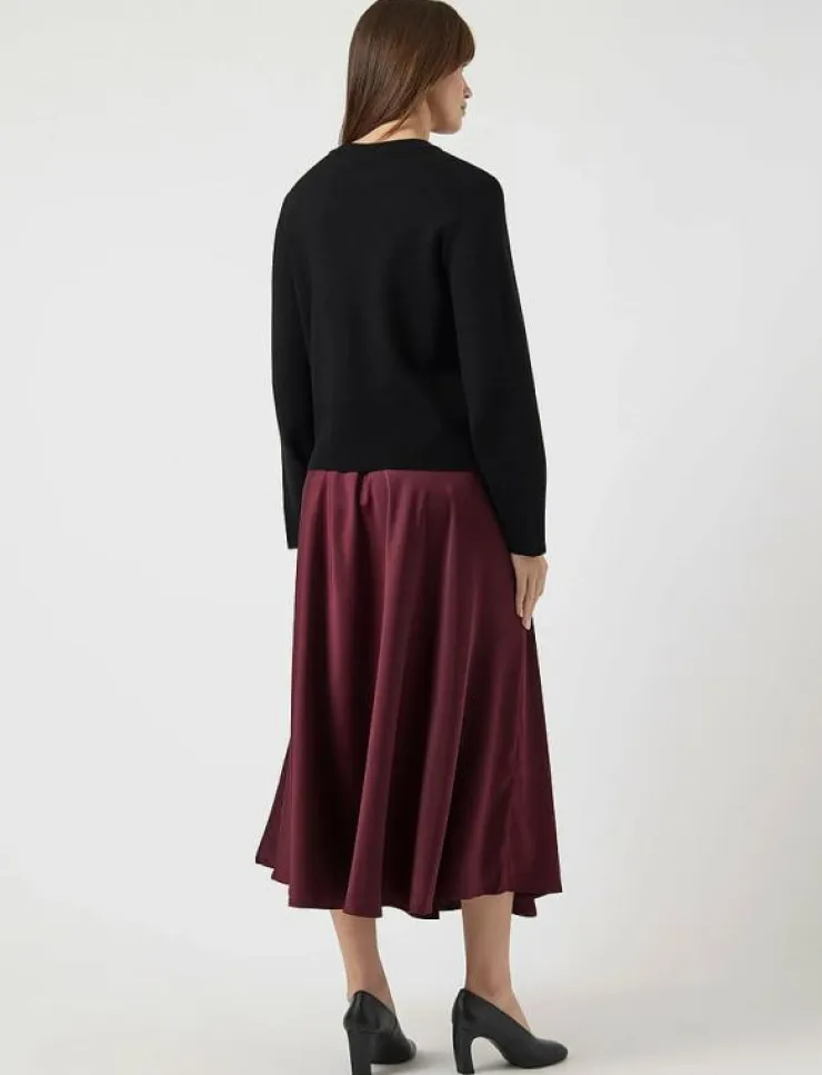 Kvinnor YAS Stickat|PIMI LS KNIT CARDIGAN S. - Koftor