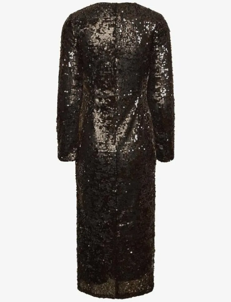 YAS PIO LS SEQUIN LONG DRESS - SHOW - Midiklänningar|Kvinnor Klänningar