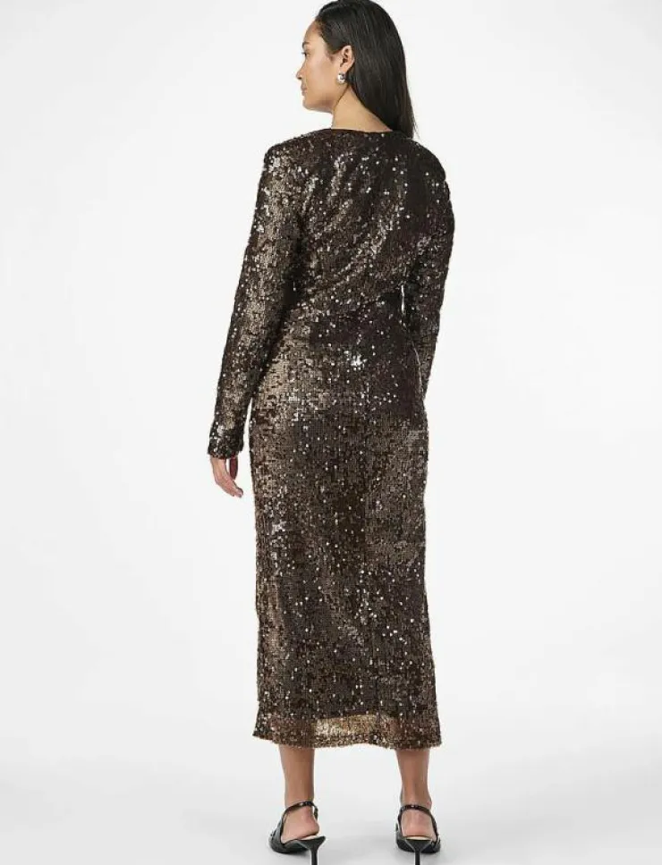 YAS PIO LS SEQUIN LONG DRESS - SHOW - Midiklänningar|Kvinnor Klänningar
