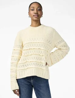 YAS TIMU LS KNIT PULLOVER - Stickat|Kvinnor Stickat