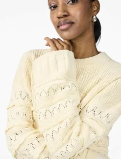 YAS TIMU LS KNIT PULLOVER - Stickat|Kvinnor Stickat
