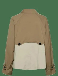 Kvinnor YAS Jackor & Kappor|TURBO SHORT TRENCHCOAT - Trenchcoats