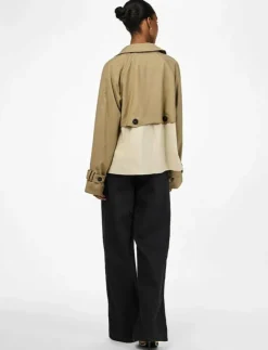 Kvinnor YAS Jackor & Kappor|TURBO SHORT TRENCHCOAT - Trenchcoats