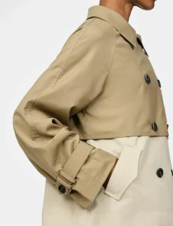 Kvinnor YAS Jackor & Kappor|TURBO SHORT TRENCHCOAT - Trenchcoats
