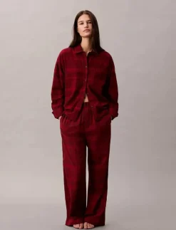 Kvinnor Calvin Klein Pyjamas & Loungewear|YD FLANNEL PANT - Nederdelar