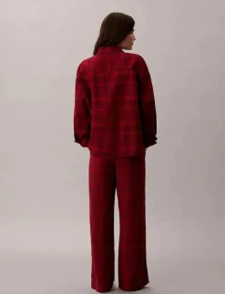 Kvinnor Calvin Klein Pyjamas & Loungewear|YD FLANNEL PANT - Nederdelar