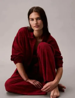 Kvinnor Calvin Klein Pyjamas & Loungewear|YD FLANNEL PANT - Nederdelar