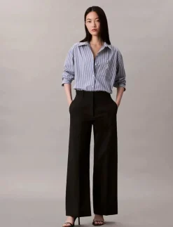 Kvinnor Calvin Klein Jeans Blusar & Skjortor|YD Perfect Button-down Shirt - Långärmade