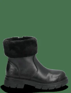 Rieker Z9188 - Platta ankelboots|Kvinnor Varmfodrade Stövlar