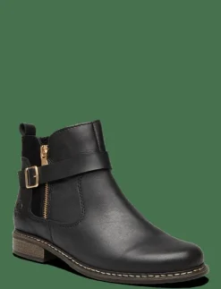 Kvinnor Rieker Boots|Z4959 - Platta ankelboots