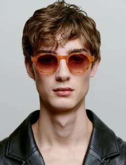 Kvinnor A.Kjærbede Solglasögon|Solglasögon|Zan - Round Frame