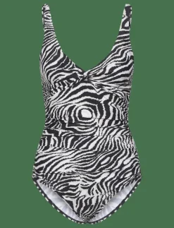 Kvinnor Panos Emporio Badkläder|Plus Size & Curvy|Zebra Simi Swimsuit - Baddräkter