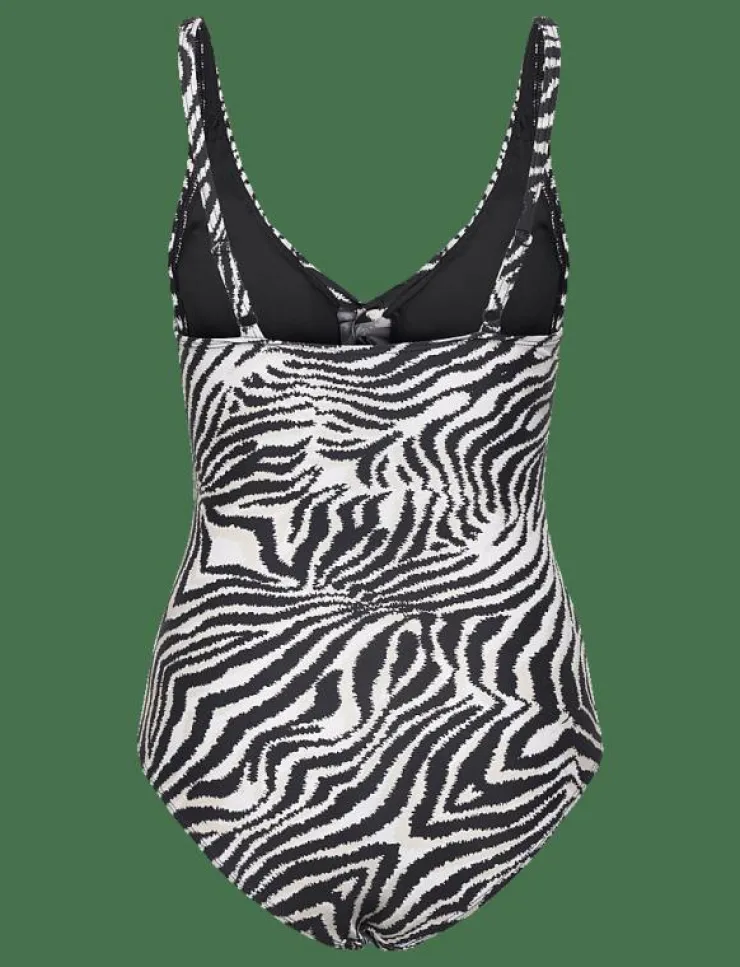 Kvinnor Panos Emporio Badkläder|Plus Size & Curvy|Zebra Simi Swimsuit - Baddräkter