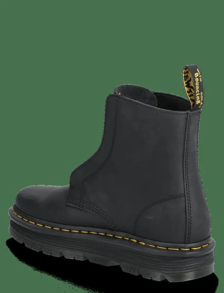 Dr. Martens Kängor|Zebzag Laceless - Platta ankelboots
