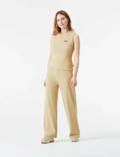 Kvinnor PICTURE ORGANIC CLOTHING Toppar & T-Shirts|ZIAKY KNIT TANK - Linnen