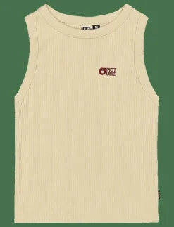 Kvinnor PICTURE ORGANIC CLOTHING Toppar & T-Shirts|ZIAKY KNIT TANK - Linnen