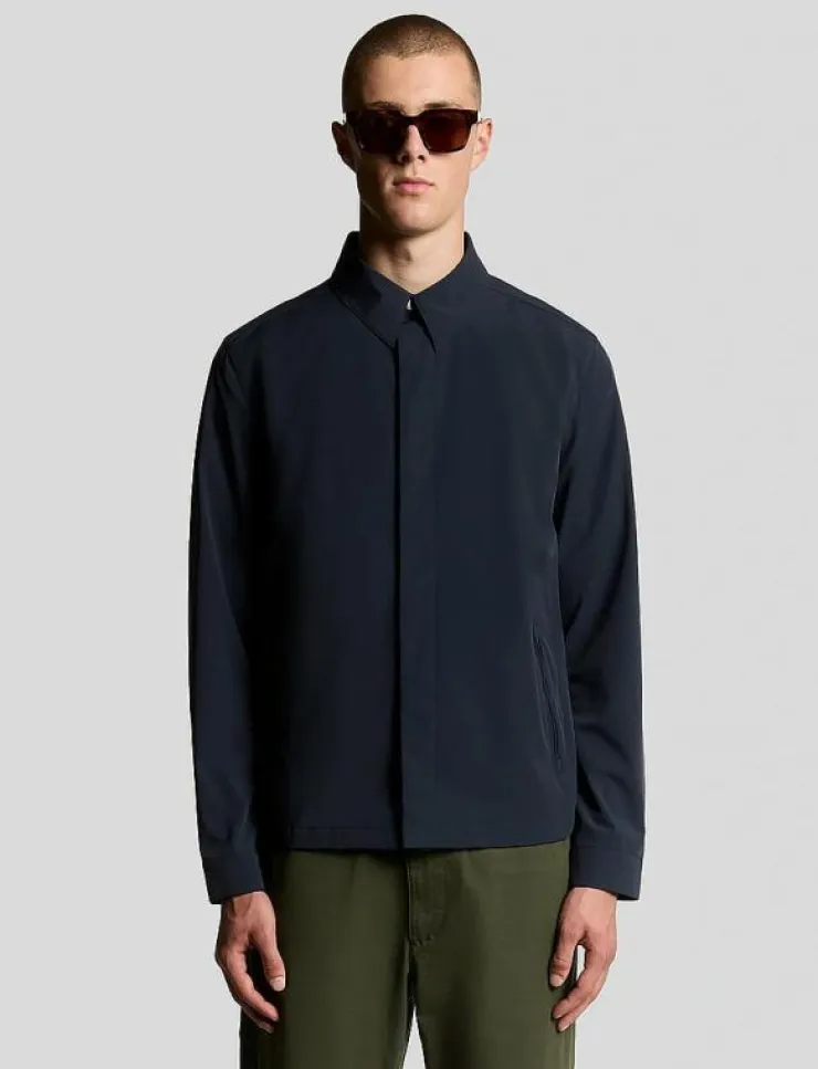 Lyle & Scott Overshirts|Zip Through Nylon Overshirt - Tunna jackor