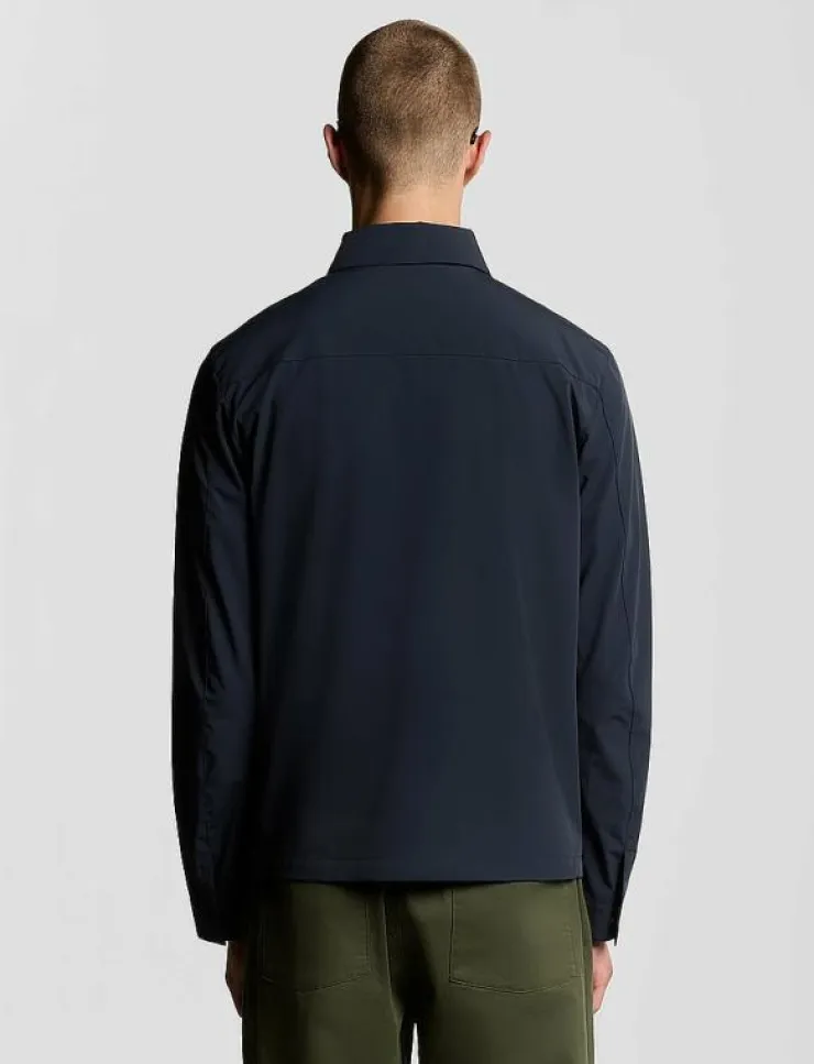 Lyle & Scott Overshirts|Zip Through Nylon Overshirt - Tunna jackor