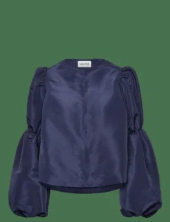 Malina Zoey double pouf sleeve blouse - Långärmade blusar|Kvinnor Kläder