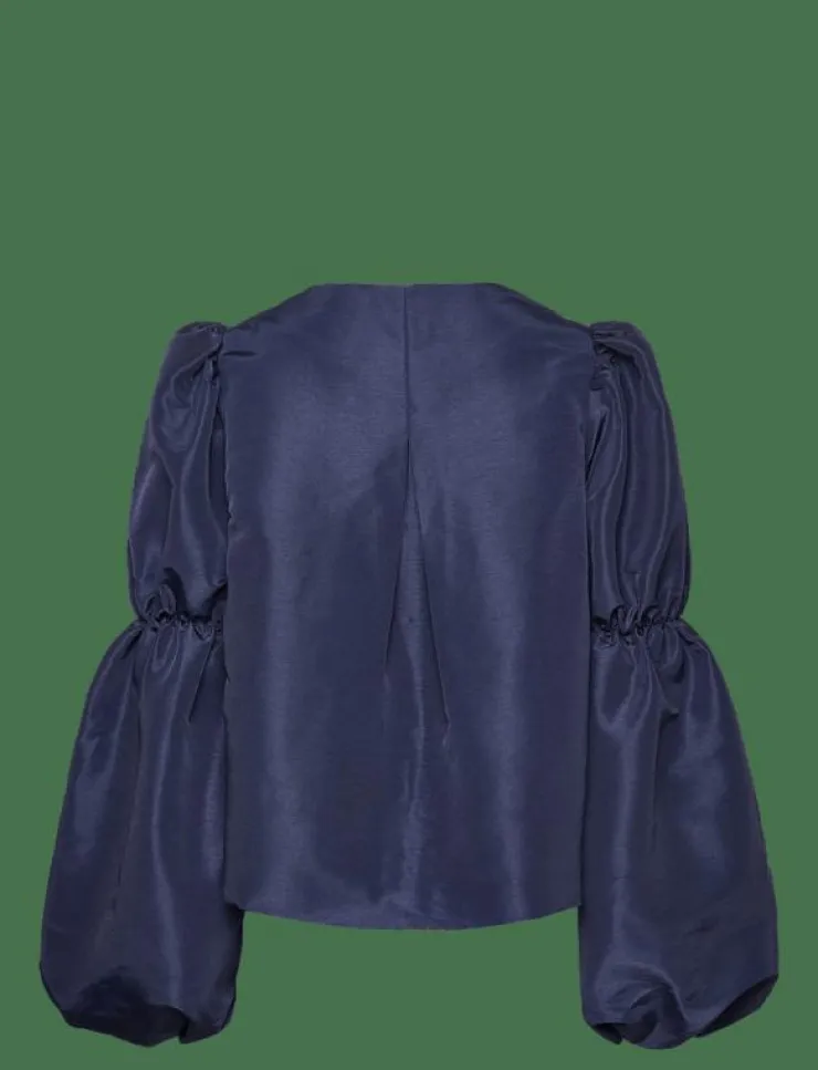 Malina Zoey double pouf sleeve blouse - Långärmade blusar|Kvinnor Kläder