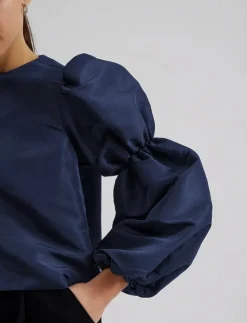 Malina Zoey double pouf sleeve blouse - Långärmade blusar|Kvinnor Kläder