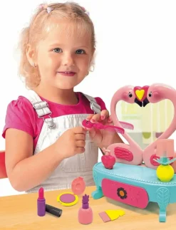 Zoo Troop Flamingo Vanity Set - Låtsassmink & Accessoar|Barn Rollspel