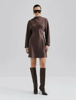 Malina Zora Barrel Long Sleeve Mini dress - Korta klänningar|Kvinnor Plus Size & Curvy|Klänningar